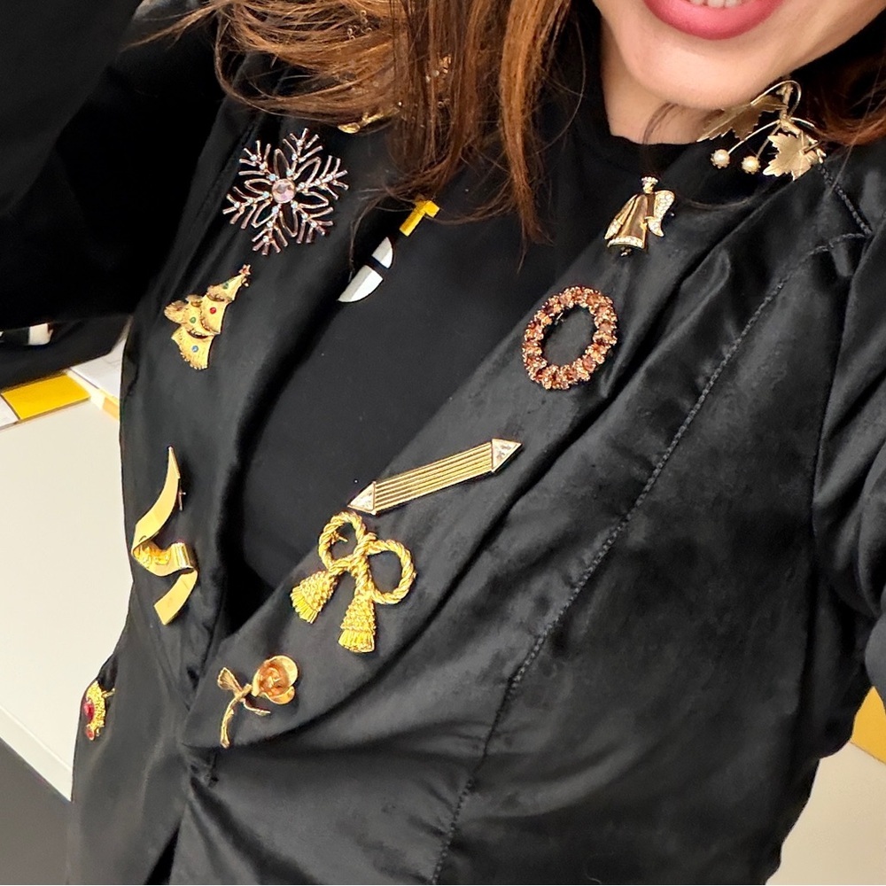 Leon Max Limited Edition Velvet Peplum Jacket